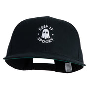 Keep It Spooky Embroidered Cotton Twill Extra Size Cap - Black XL-3XL