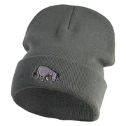Classic 1926 Eeyore Embroidered Big Size Beanies - Grey XL-3XL