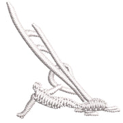 Windsurfing digitized embroidery design