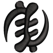 Gye Nyame digitized embroidery design