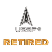 US Space Force Retired Delta digitized embroidery design