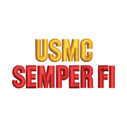 USMC Semper Fi Design digitized embroidery design