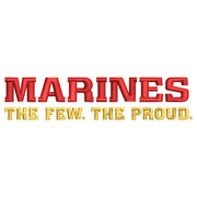 Marines The Few The Proud digitized embroidery design