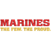 Marines The Few The Proud Symbol digitized embroidery design