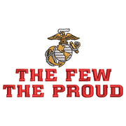 The Few The Proud US Marine digitized embroidery design
