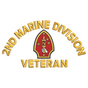 2nd Marine Division Veteran digitized embroidery design