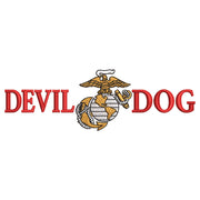 Devil Dog digitized embroidery design