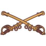 U.S. Army Cavalry Collar Insignia Symbol digitized embroidery design