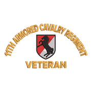 U.S. Army 11th Armored Cavalry Regiment Symbol digitized embroidery design