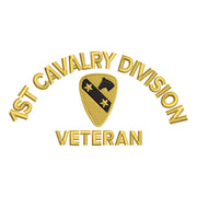 U.S. Army 1st Cavalry Division Logo digitized embroidery design