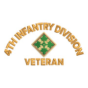 U.S. Army 4th Infantry Division Symbol digitized embroidery design