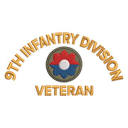 U.S. Army 9th Infantry Division Logo digitized embroidery design