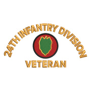 U.S. Army 24th Infantry Division Logo digitized embroidery design