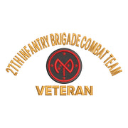U.S. Army 27th Infantry Brigade Combat Team Symbol digitized embroidery design