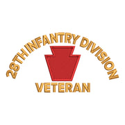 U.S. Army 28th Infantry Division Symbol digitized embroidery design