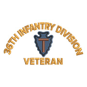 U.S. Army 36th Infantry Division Logo digitized embroidery design
