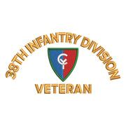 U.S. Army 38th Infantry Division Symbol digitized embroidery design