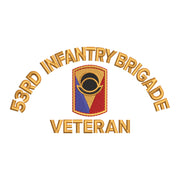 U.S. Army 53rd Infantry Brigade Logo digitized embroidery design