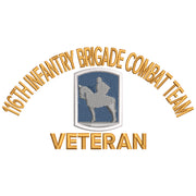 U.S. Army 116th Infantry Brigade Combat Team digitized embroidery design