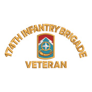 U.S. Army 174th Infantry Brigade Logo digitized embroidery design