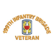U.S. Army 199th Infantry Brigade Logo digitized embroidery design