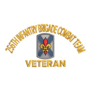 U.S. Army 256th Infantry Brigade Combat Team Logo digitized embroidery design