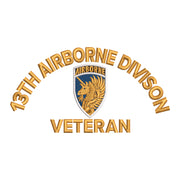 U.S. Army 13th Airborne Divison Symbol digitized embroidery design