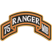 U.S. Army 75th Ranger Military Intelligence Battalion digitized embroidery design