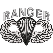 U.S. Army Paratrooper and Ranger Badge digitized embroidery design