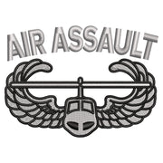 U.S. Army Air Assualt Badge Symbol digitized embroidery design