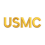 USMC Letter Design digitized embroidery design