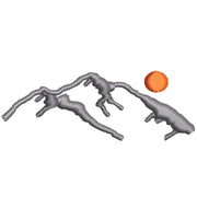 Yosemite digitized embroidery design