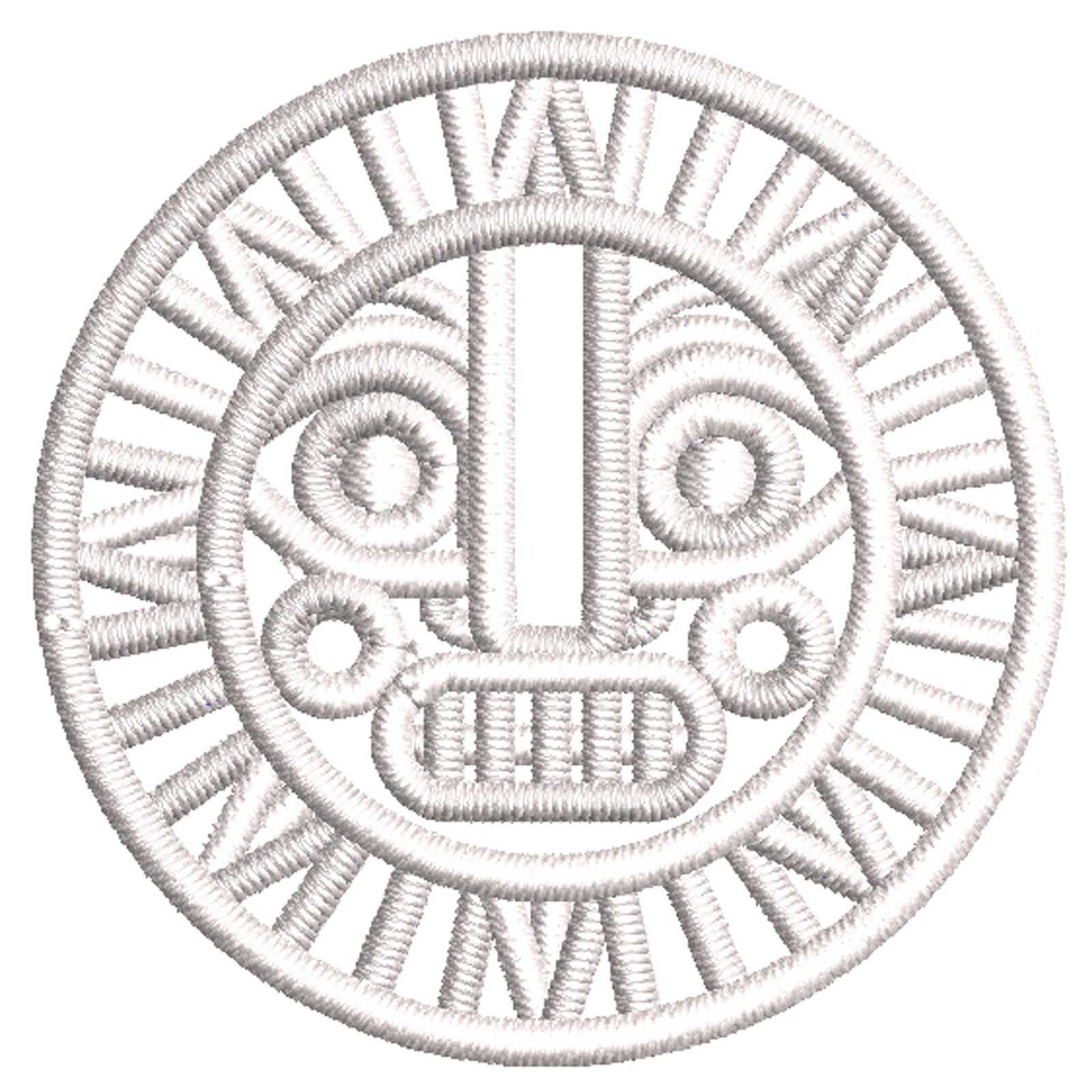 Aztec Logo Symbol Digitized Embroidery Design E4Hats E4Hats aztec-logo-symbol-digitized-embroidery-design-e4hats-e4hats