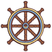 US Navy rudder digitized embroidery design
