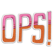 Ops digitized embroidery design