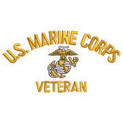 US Marine Corps Veteran Design digitized embroidery design