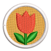 Circle Tulip digitized embroidery design