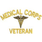 Licensed Medical Corps Veteran Symbol digitized embroidery design