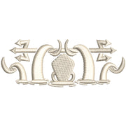 Trident Kraken digitized embroidery design