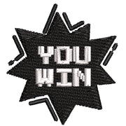 You Win digitized embroidery design