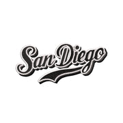 Baseball San Diego digitized embroidery design