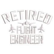 Retired Flight Engineer digitized embroidery design