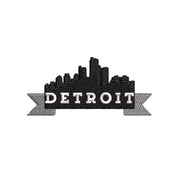 Detroit Skyline digitized embroidery design