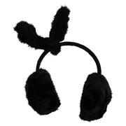 Women's Rabbit Ear Earmuffs - Black OSFM