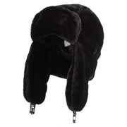 Ultra Soft Unisex Trapper Hat - Black OSFM