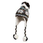 Snowflake Winter Pom Beanie
