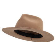 Women's Stiff 2.75" Brim Pinched Fedora - Pecan OSFM