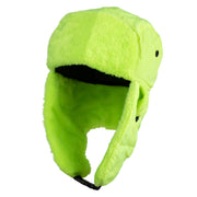 Neon Nylon Trooper Hat - Neon Green OSFM