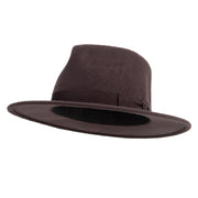 2.75" Brim Fedora Hat - Dk-Brown OSFM