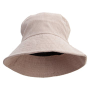 Women's Corduroy Bucket Hat - Beige OSFM
